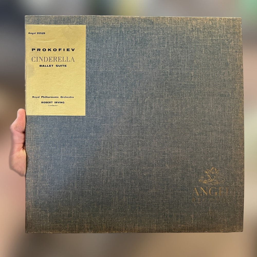 50s Prokofiev Cinderella Ballet Vinyl Angel Recs LP Royal Philharmonic Orchestra